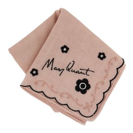MARY QUANT 000293-0004-02 Gauze Handkerchief 0004 (Beige) Mariquant/Marikwa Women's Women's Approx. 16.9 inches (43 cm), beige