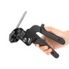 Black Cable Tie Gun Stainless Steel Ties Automatic Tensioner Cutter