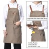 COGANA 4 Pack Chef Apron for Men Waitress Canvas Server
