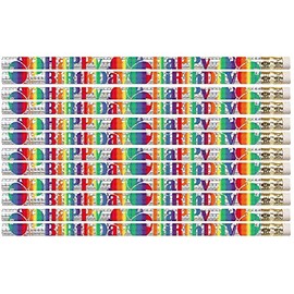 Express Pencils D1356 Birthday Blitz - 36 Qty Package - Happy Birthday Pencils