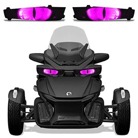 AMR Racing Roadster - Funda de calcomanía para faros delanteros compatible con Can-Am Spyder RT 2020-2023 - Eclipse Pink