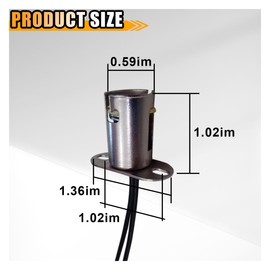 BAY15D Car Light Bulb Socket, 1157 LED Light Bulb Socket Holder with Wire Connector, Automotive Lamp Socket Adapter for Car Auto Truck (2PCS)