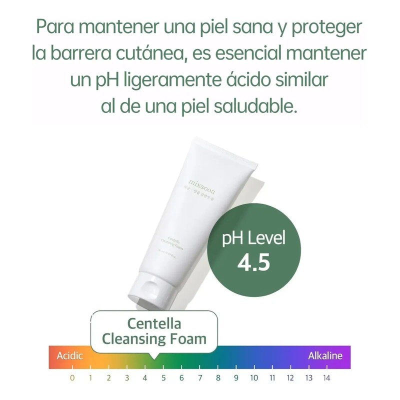 Mixsoon Espuma Limpiadora Centella Calmante Y Antiacné 150ml