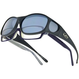 Jonathan Paul Fitovers Women's Element Polarized Over Fitover Sunglasses, Matte Black, Medium