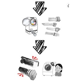 Trash Remover Lint Filters for Front-Loader Washing Machines (80 Count)