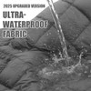HunnmingRe Upgraded Hooded Down Camping Blanket Waterproof 650 Fill Puffy
