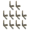 sourcing map 10Pcs Box Quadrant Hinge, 31x36mm Box Hinge Cases