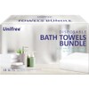 Unifree Disposable Towels Bundle,1 Bath Towel with 2 Hand Towels,18