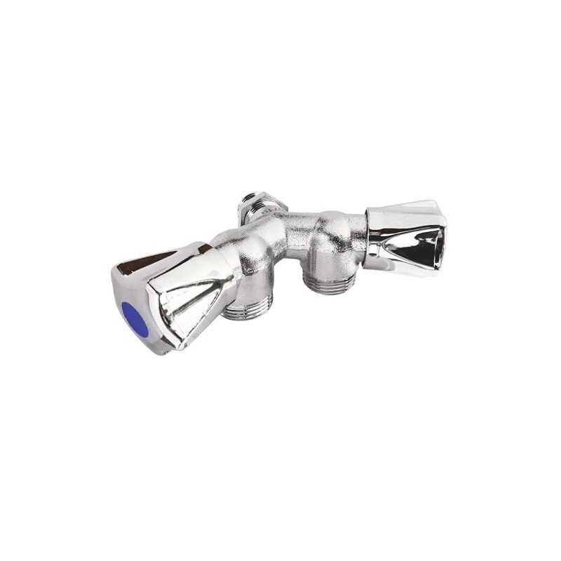 SOMATHERM FOR YOU Double Y-Shaped Tap Chrome - 15/21 Inlet,