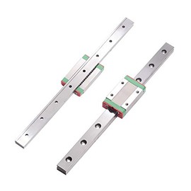 Linear Guide, MGN12H Mini Linear Rail Guide, 100/150/200/250/300/350 mm Linear Sliding Gide with MGN12H Carriage Block for DIY 3D Printer and CNC Machine