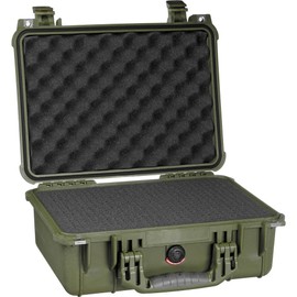 Pelican 1450 OD Green Equipment Case with Foam 13" x 16" x 6.88"