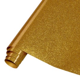 Tintnut Glitter Dark Blonde HTV Heat Transfer Vinyl Roll - 12 inch x 5ft