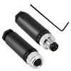 Solnique M8 4-Pin Male & Female Aviation Wire Connector, Waterproof