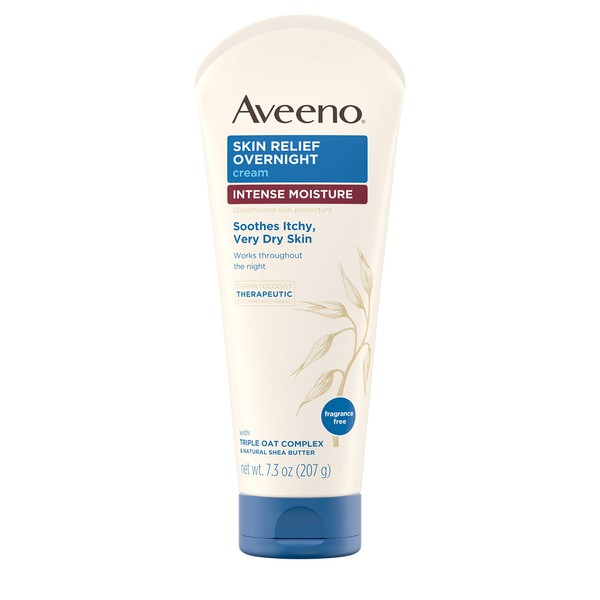 Aveeno Skin Relief Overnight Cream, 7.3 Ounce - 12 per case.