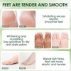 2 Paar Fußmaske, Feuchtigkeitsspendende Fussmaske, Socken Fußmaske für Trockene und