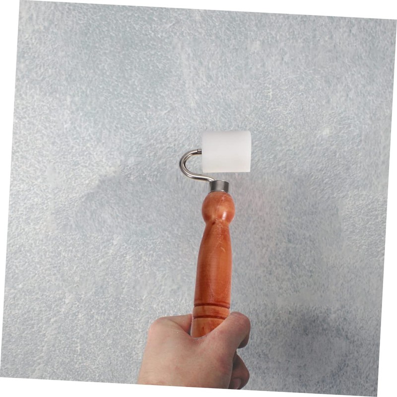 TEHAUX 1PC Wallpaper Seam Roller Flat Pressure Tool with Pom