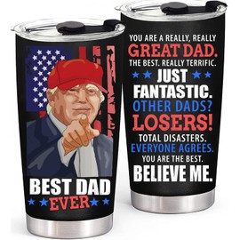 Gifts for Dad from Daughter, Son - Birthday Gifts for Dad, Dad Birthday Gift , Fathers Day - Christmas Gifts from Daughter Son Wife - Present for Dad, New Dad Gifts for Men Dad - Dad Tumbler 20oz