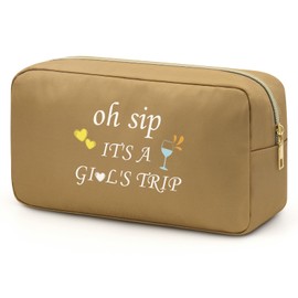 Funny Gifts for Women Cosmetic Bag Weekender Bags for Women Makeup Travel Bag Weekend Gift for Best Friends Makeup Bag Travel Gifts Bestie Gift Vacation Funny Friendship Gifts for Women