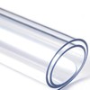 Thick PVC Cuttable Vinyl Curtain - Transparent Matte Protective Film Width 1200/Thickness 1mm (Price per 1M - Continuous Cut)