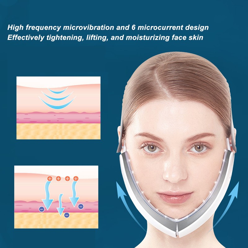 Facial Slimming Machine Red Blue Light 5 Gears High Frequency