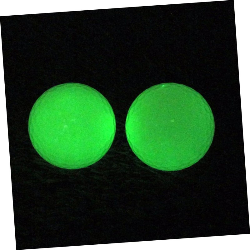 SUPVOX 6pcs Luminous Golf Balls for Night Practice Glow The