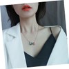 SAFIGLE 1pc Love Necklace Charm Necklace Crystals Necklaces Letter Necklaces