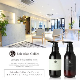 Gallica Omotesando Beauty Salon Moist Shampoo Treatment Set, 10.1 fl oz (300 ml) Each