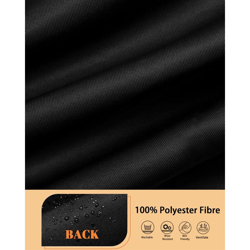 Slohif Reversible Server Apron with 6 Pockets - Waist Apron