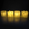 Selenite Candle Holder - Healing Crystal Tealight Holder for Meditation