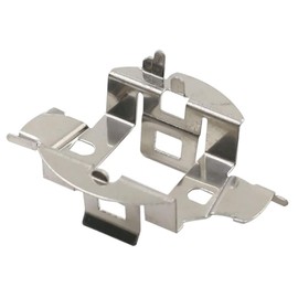 Unifizz H7 LED Silver Tone Headlight Bulbs Retainer Metal Lights Adapter Base Holder Socke for VW Sagitar for Car