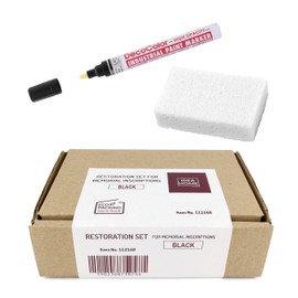IDEA HOME MEMORIA Set for Restoration of Inscriptions on Tombstones Oil Marker Black