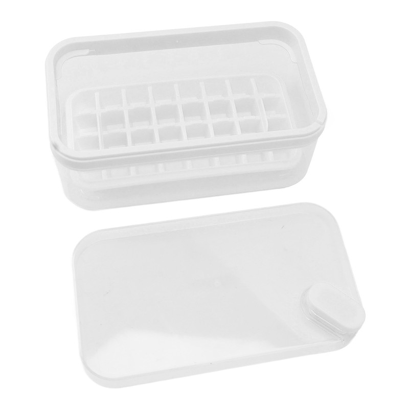 Easy Release Ice Cube Tray Plastic 32 Grids Ice Tray