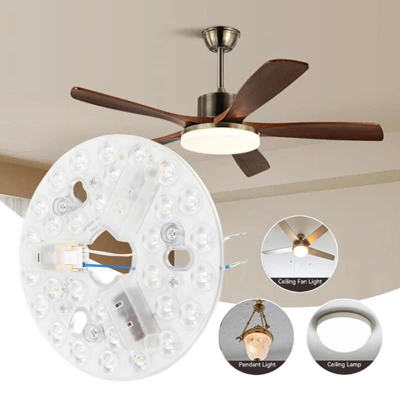 Cryfokt Led Ceiling Fan Light Retrofit Kit, Led Ceiling Fan