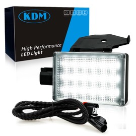 KDM LED Under Hood Light with Socket Wiring Harness Assembly Fit for Dodge Ram 1500 2500 3500 Dakota Charger Durango,Je-ep Wrangler Grand Cherokee Chrysler 300 Concorde,6000K White Under Hood Lamp