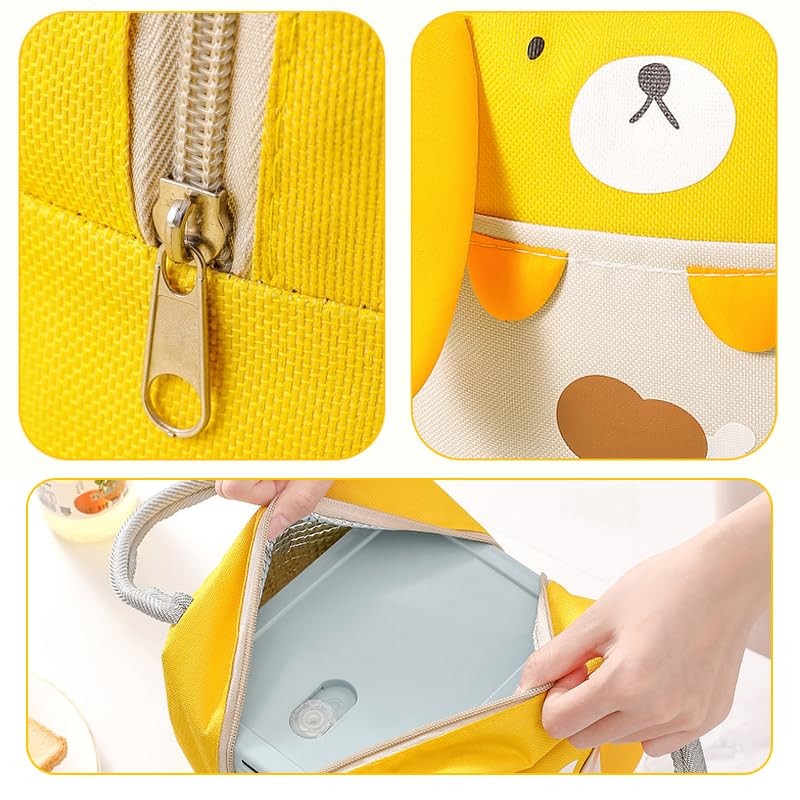 Portable Insulated Thermal Cooler Cartoon Lunchbox Tote Picnic Bento Storage