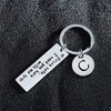 BESPMOSP Appreciatione Gifts 26 Letter Keychain Drive Safe Keychain A-Z