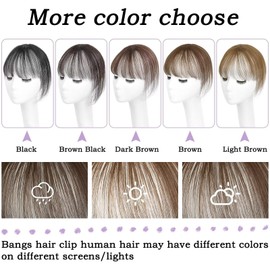 RUNRAYAY - Hair Topper for Women Real Human Hair, 3D Hair Topper No Pony Top Hair Height Hairpieces for Thinning Hair Wiglets, Natural Black