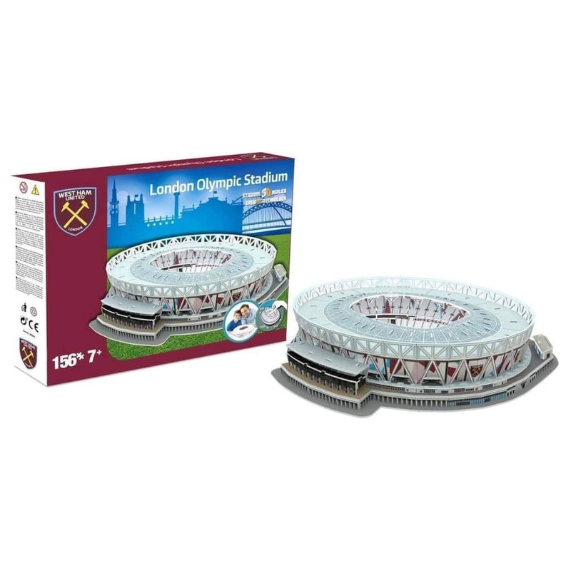 NANOSTAD West Ham United's London Stadium 3D Puzzle, multi coloured