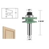 OLETBE 3 PCS Router Bit Set, 1/2-Inch Shank Round Over