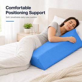 Breathable Triangular Nursing Support Cushion for Bed Rest – Skin-Friendly Positioning Pillow for Elderly Care