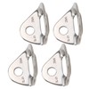 4 Pcs Climbing Hanger Stainless Steel Durable Rock Climbing Accessories