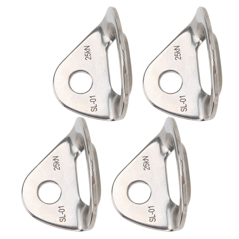 4 Pcs Climbing Hanger Stainless Steel Durable Rock Climbing Accessories