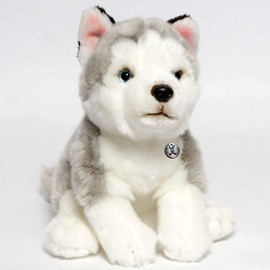 Husky Smilla Alaskan Malamute Sitting Cuddly Toy Plush Dog Plush Dog
