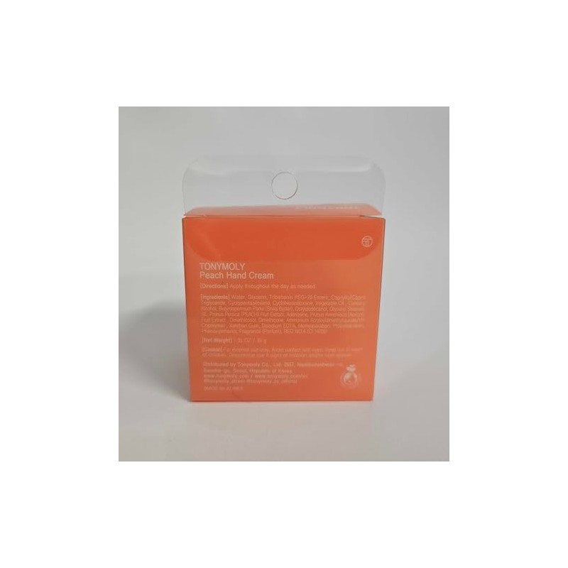 TONYMOLY Peach Hand Cream