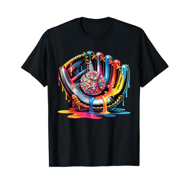 Ice Cream Drip Baseball Stuff Baseball Drip For Boys Graphic