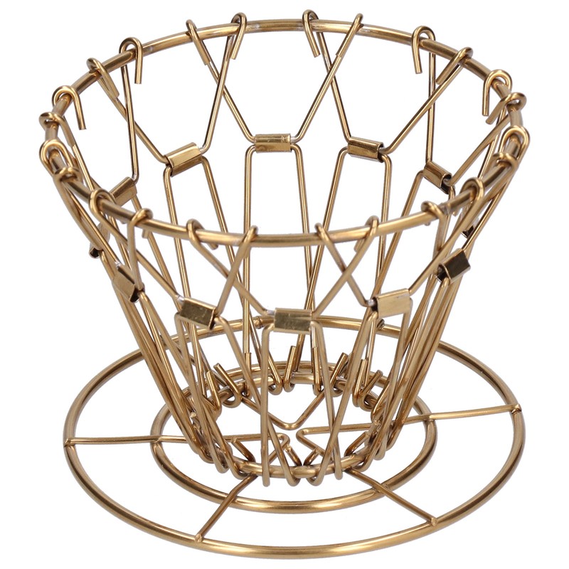 Pour Over Coffee Dripper 304 Stainless Steel Foldable Portable Drip