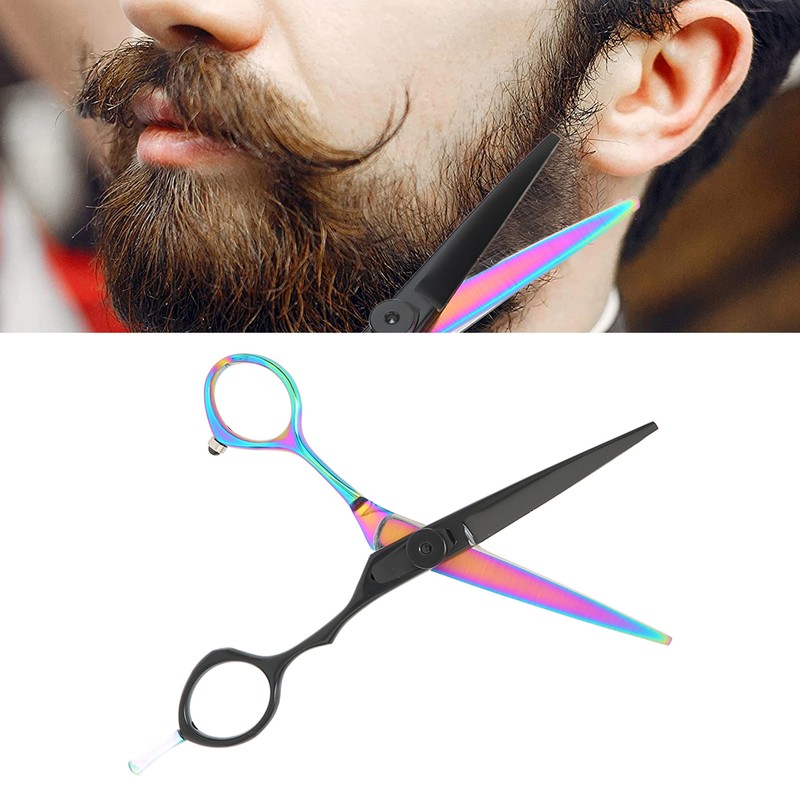Beard Scissors Professional Stainless Steel Portable Home Hair Salon Haircut