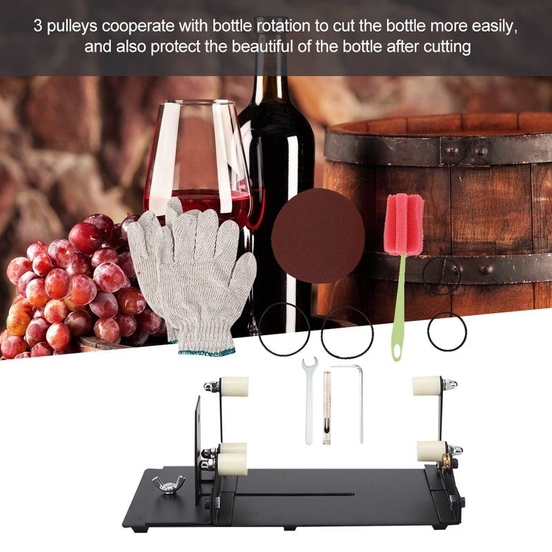 Glass Bottle Cutter Cr Stainless Steel DIY Hand Wine Cutting