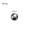 sourcing map 60pcs Precision Balls 12mm Diameter Carbon Steel Ball
