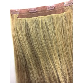 Capilli Hair 1 Piece Clip in Human Hair Extensions, 100% Human Hair Extensions 12" (#18/22)